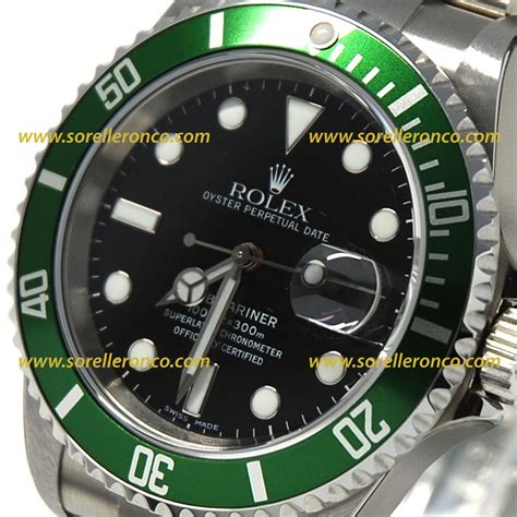 rolex submariner nero verde prezzo